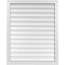 Ekena Millwork Vertical Surface Mount PVC Gable Vent w/ 2"W x 2"H , Brickmould Sill Frame, 32"W x 40"H GVPVE32X4003SN - alternate 1